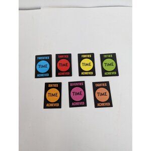 Vintage 1983 TIME The Board Game Trivia Replacement Decade Cards